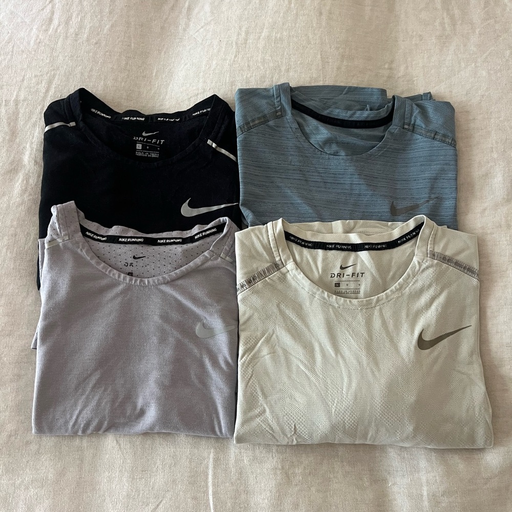 Nike Running Dri-FIT T-Shirt Collection - 4 Shirts